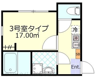 ディアマンテ北千住の物件間取画像